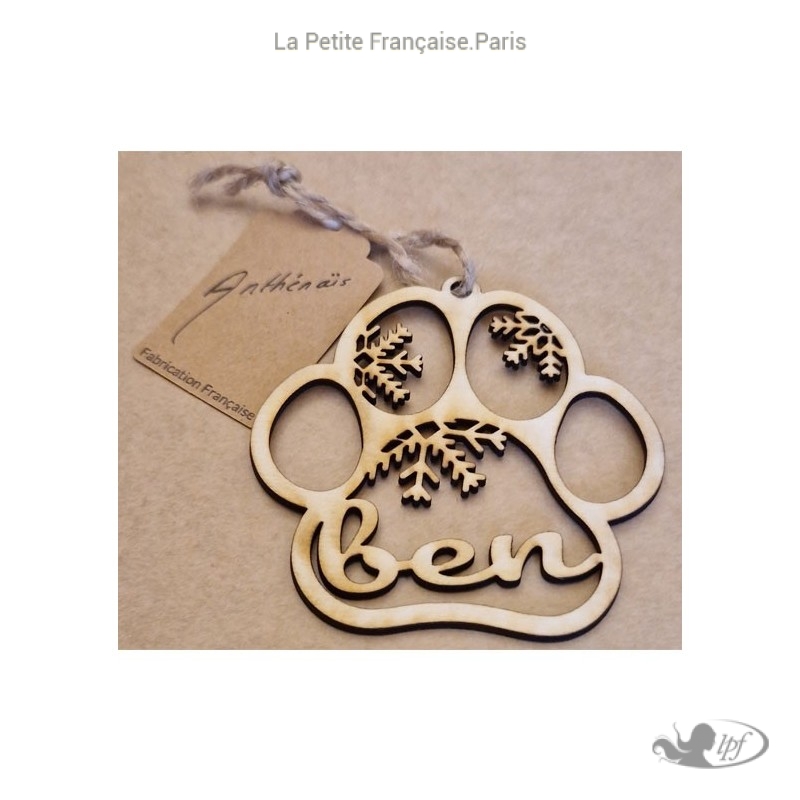 Décoration Noël patte - Bijouterie La Petite Française