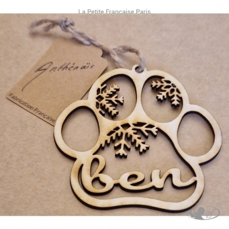 Décoration Noël patte - Bijouterie La Petite Française