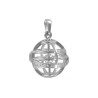 Pendentif sphère armillaire argent  - Bijouterie La Petite Française