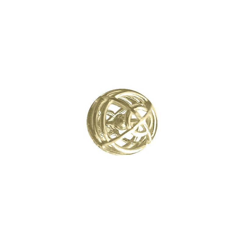 Pendentif sphère armillaire plaqué or  - Bijouterie La Petite Française