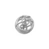 Pendentif sphère armillaire argent  - Bijouterie La Petite Française