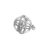 Pendentif sphère armillaire argent  - Bijouterie La Petite Française