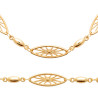 Collier filigrane en plaqué or  - Bijouterie La Petite Française