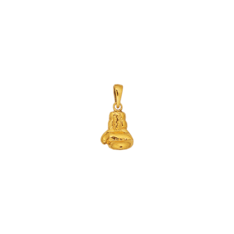 Pendentif gant de boxe Or 18 carats - largeur 10 MM  - Bijouterie La Petite Française