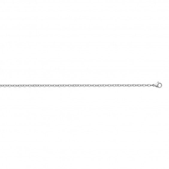 Chaîne forçat acier 3  mm - 55 cm - Bijouterie La Petite Française