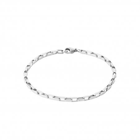 Bracelet maille Vénitienne acier 3 MM - 22 cm - Bijouterie La Petite Française