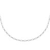 Chaine maille Vénitienne acier 3 MM  - 55 cm - Bijouterie La Petite Française