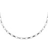 Chaine maille Vénitienne acier 4 MM  - 55 cm - Bijouterie La Petite Française