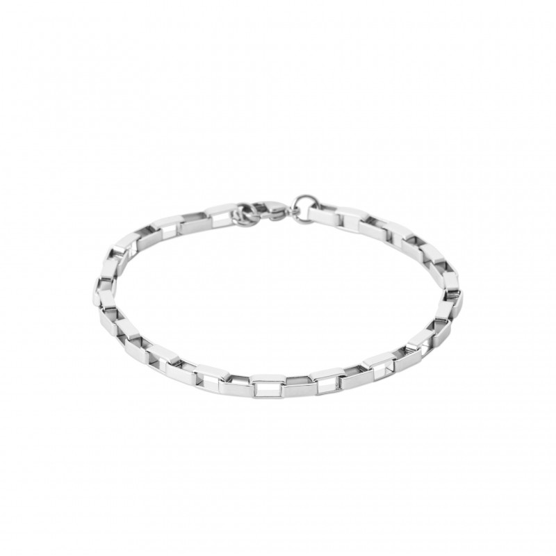 Bracelet maille Vénitienne acier 4 MM - 22 cm - Bijouterie La Petite Française Bracelet maille Vénitienne acier 4 MM - 22 cm - Bijouterie La Petite Française
