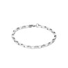 Bracelet maille Vénitienne acier 4 MM - 22 cm - Bijouterie La Petite Française
