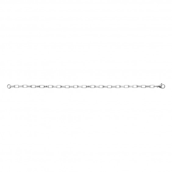 Bracelet maille Vénitienne acier 4 MM - 22 cm - Bijouterie La Petite Française