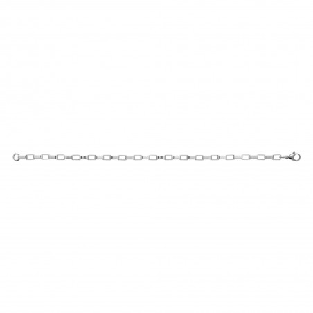 Bracelet maille Vénitienne acier 4 MM - 22 cm - Bijouterie La Petite Française