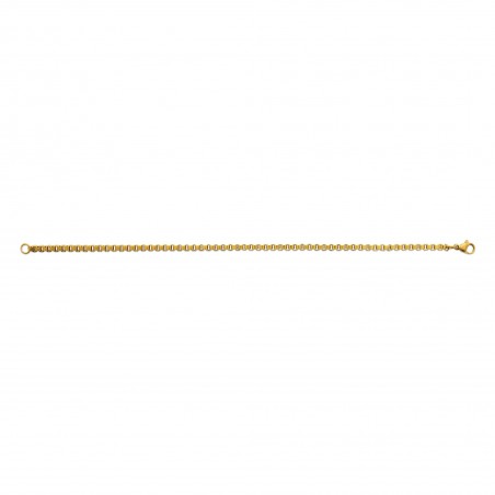 Bracelet maille Vénitienne acier 3 MM - 21 cm - Bijouterie La Petite Française