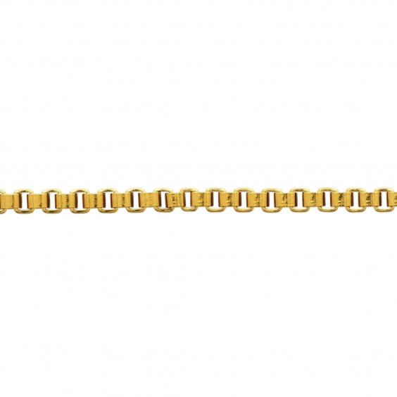 Bracelet maille Vénitienne acier 3 MM - 21 cm - Bijouterie La Petite Française