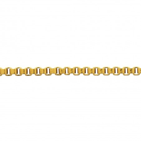 Bracelet maille Vénitienne acier 3 MM - 21 cm - Bijouterie La Petite Française
