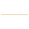 Bracelet maille Vénitienne acier 4 MM jaune - 21 cm - Bijouterie La Petite Française