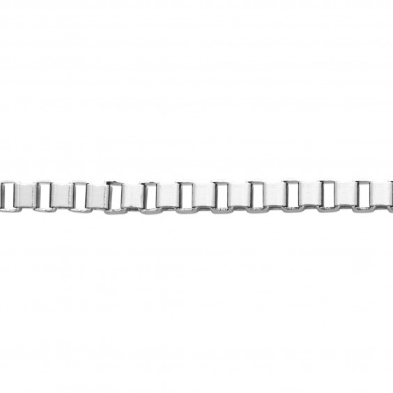 Bracelet maille Vénitienne acier 4 MM - 21 cm - Bijouterie La Petite Française