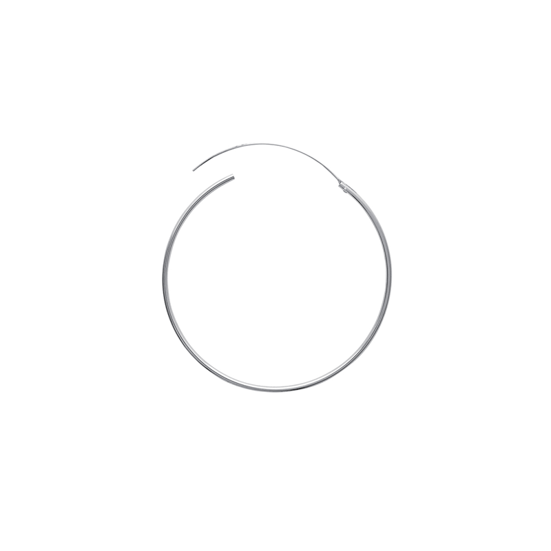 Créoles 2 mm argent rhodié- 30 mm - Bijouterie La Petite Française Créoles 2 mm argent rhodié- 30 mm - Bijouterie La Petite Française