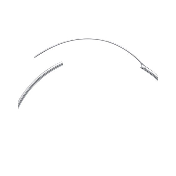 Créoles 2 mm argent rhodié- 80 mm  - Bijouterie La Petite Française