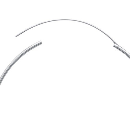 Créoles 2 mm argent rhodié- 80 mm  - Bijouterie La Petite Française