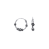 Créoles tribal ou Bali argent 4 cordages - 14 mm 