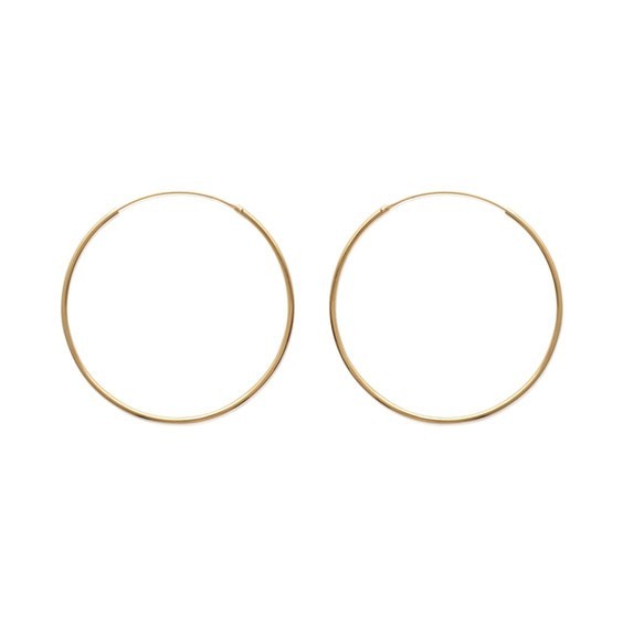 Créoles plaqué or 1.5 mm - 25 mm  - Bijouterie La Petite Française