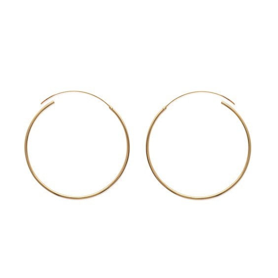 Créoles plaqué or 1.5 mm - 30 mm  - Bijouterie La Petite Française