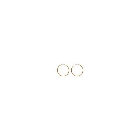 Créoles plaqué or 1.5 mm - 30 mm  - Bijouterie La Petite Française