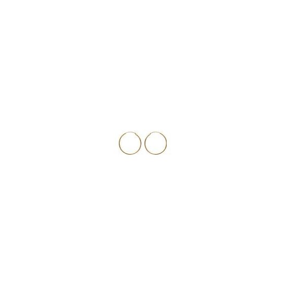 Créoles plaqué or 1.5 mm - 35 mm  - Bijouterie La Petite Française