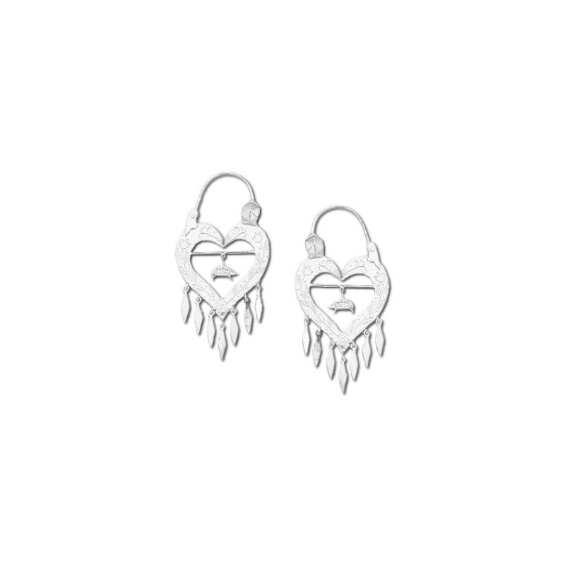 Créoles Savoyardes hérisson argent - Bijouterie La Petite Française Créoles Savoyardes hérisson argent - Bijouterie La Petite Française