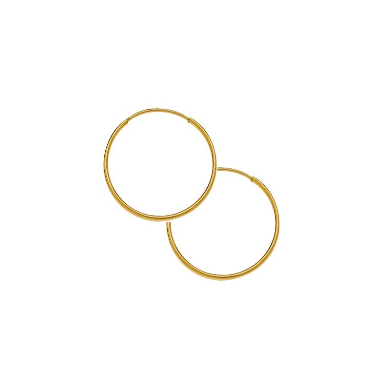 Créoles fil 1mm Or 9 carats jaune - 20 mm - Bijouterie La Petite Française Créoles fil 1mm Or 9 carats jaune - 20 mm - Bijouterie La Petite Française