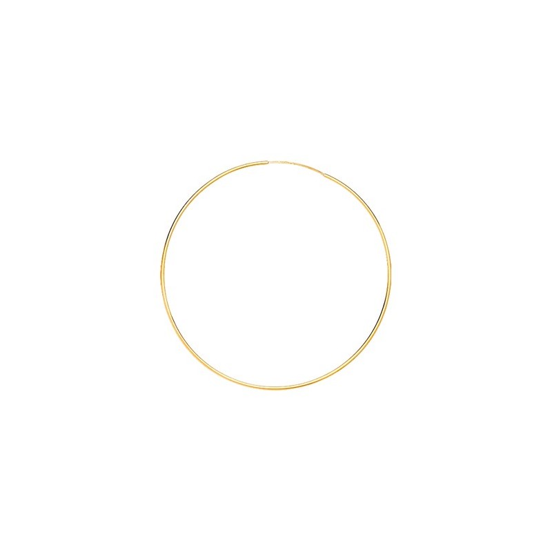 Créoles fil 1mm Or 9 carats jaune - 70 mm - Bijouterie La Petite Française Créoles fil 1mm Or 9 carats jaune - 70 mm - Bijouterie La Petite Française