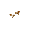 Boucles d'oreilles 974 plaqué or - Bijouterie La Petite Française