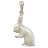 Pendentif lapin argent - 26 MM 