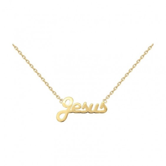 Collier Jésus plaqué Or - Bijouterie La Petite Française