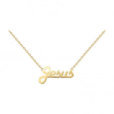 Collier Jésus plaqué Or - Bijouterie La Petite Française