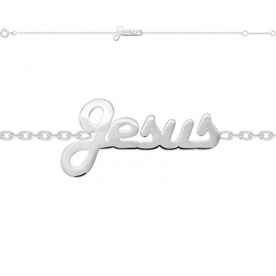 Bracelet Jésus Argent - Bijouterie La Petite Française