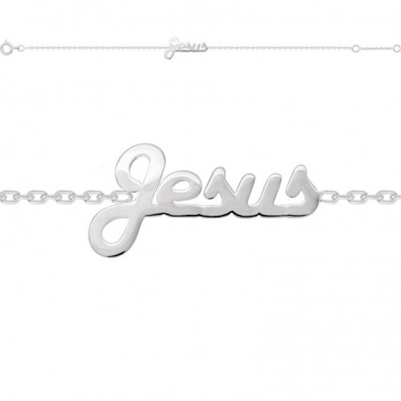 Bracelet Jésus Argent - Bijouterie La Petite Française
