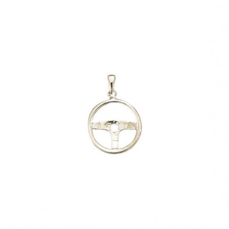 Pendentif volant de voiture argent - Bijouterie La Petite Française