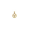 Pendentif volant de voiture zirconium et  plaqué or - Bijouterie La Petite Française