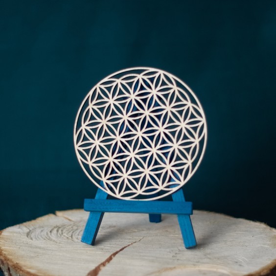 Fleur de vie en bois - Bijouterie La Petite Française