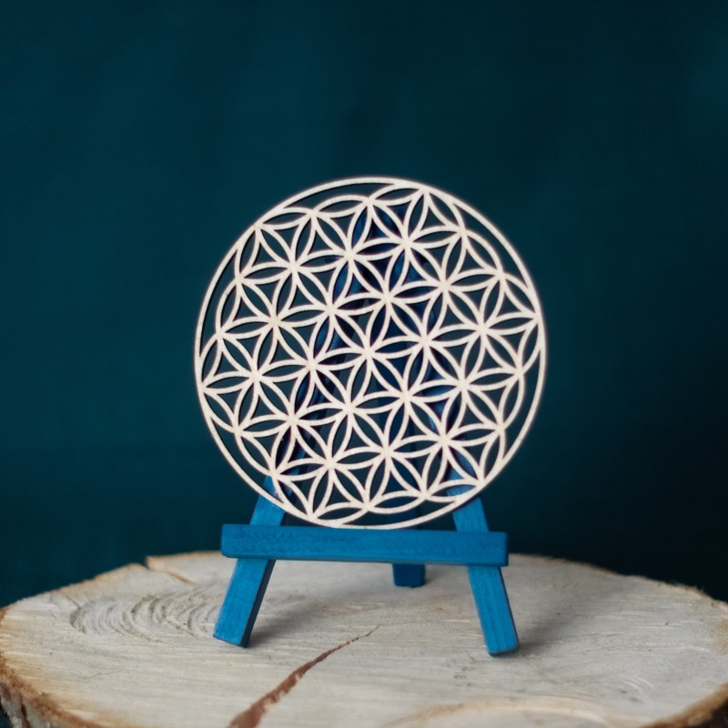 Fleur de vie en bois - Bijouterie La Petite Française