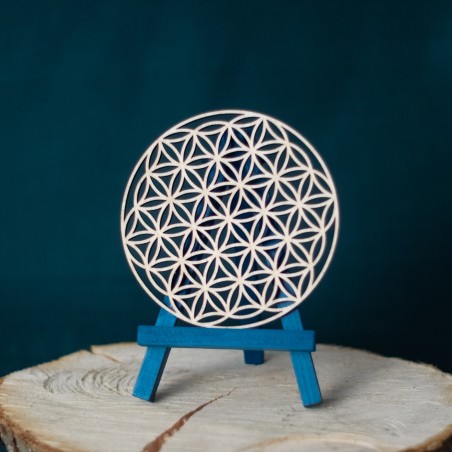 Fleur de vie en bois - Bijouterie La Petite Française