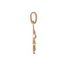 Pendentif poupée Ashanti plaqué or- 26 MM