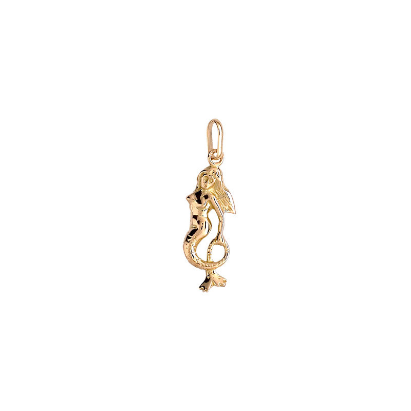 Pendentif sirène Or 9 carats  - Bijouterie La Petite Française