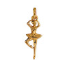 Pendentif danseuse Or 9 carats  - Bijouterie La Petite Française