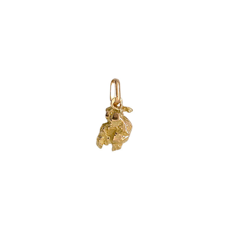 Pendentif pépite Or 9 carats - 18 MM- Bijouterie La Petite Française