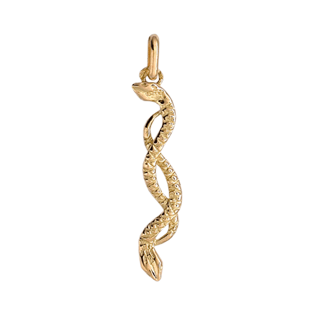 Pendentif serpents Or 9 carats  - Bijouterie La Petite Française