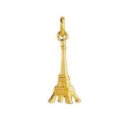 Pendentif tour Eiffel Or 9 carats  - 25 MM 