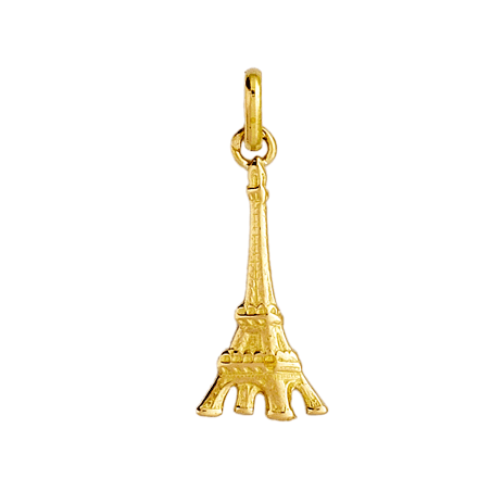 Pendentif tour Eiffel Or 9 carats  - 25 MM 